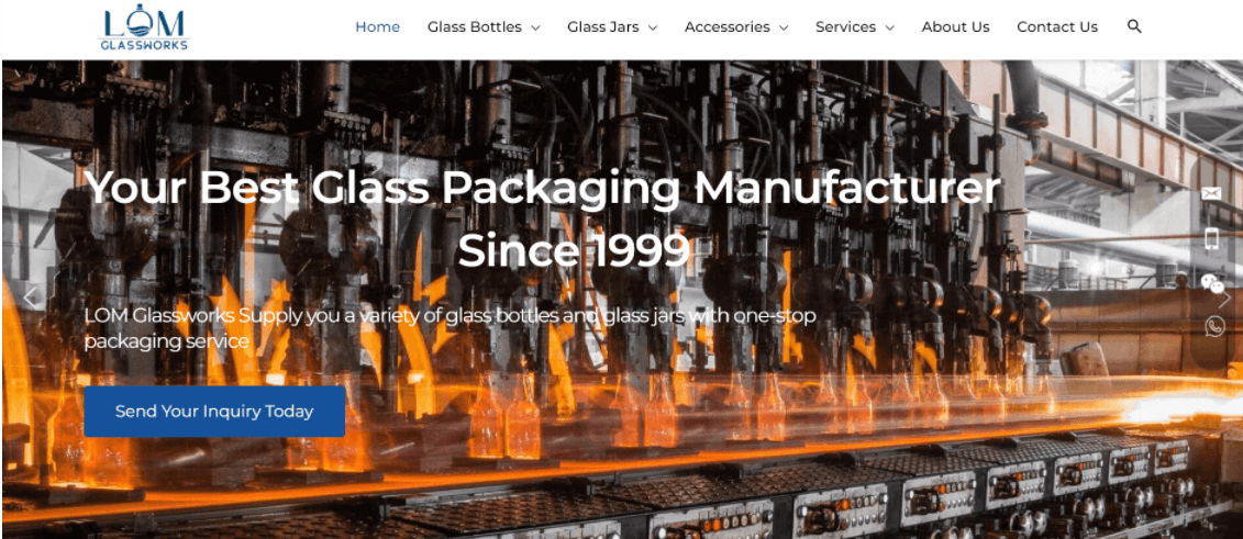 LOM Glassworks-Glass bottle manufacturer China