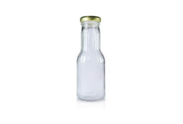 Clear Glass Juice Bottles