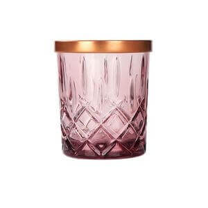 Colored Glass Candle Jars wholesale, wholesale candle jars with metal lids